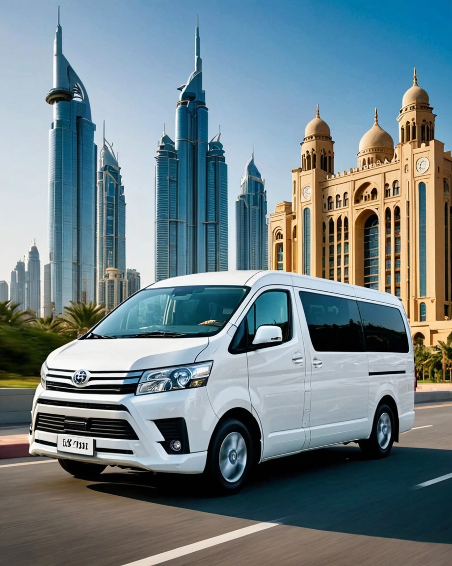 24 Seater Mini Bus Rental Dubai With Driver - Labour Transport Bus Rental Dubai Industrial Area 30 Seater